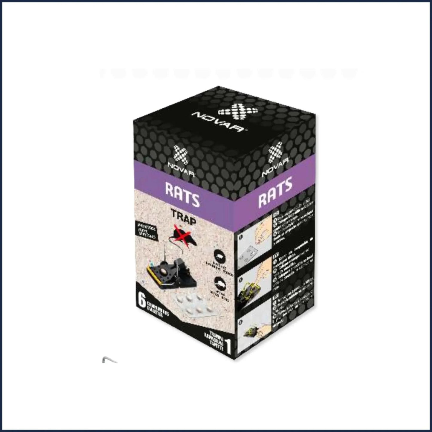 kit complet avec notre tapette rongeurs avec attractif pour piéger efficacement les souris et les rats de votre environnement - Monsieur Madame Anti Nuisibles